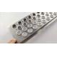 Raised Round Hole Roof Safety Walkway Steel Grating Industrial