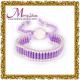 2012 fashionable violet links friendship bracelets jewelry for women ornament LS024