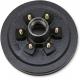6 On 5.5”Trailer Hub And Drum Assembly 3500LB Capacity
