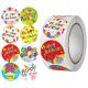 Birthday Party Custom Sticker Labels 160g/Roll For Cookies Packaging