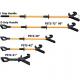 Push pull poles with D grip or I grip handle, lifting operation push pull stick