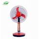 3 Speeds Oscillating Solar Dc Table Fan With Led Light And Customised Color