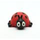 Red Eco - Friendly Latex Pet Toys Cute Bug Pet Shape Customized Size