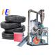 Truck Tyre Rubber Recycling Machine  , 75kw Polymer Plastic Scrap Grinder
