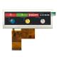 3.9 Inch Bar Type TFT LCD , 40 Pin TFT Display RGB Interface 480x128