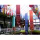 Outdoor Customized Trade Show Ceiling Banners Promote And Publicize Enterprises