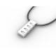 Tagor Jewelry Top Quality Trendy Classic 316L Stainless Steel Necklace Pendant ADP137