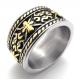 Tagor Jewelry Super Fashion 316L Stainless Steel Casting Rings Collection PXR003