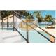 Modern Safety Glass Balcony Balustrade , 10-12mm Glass Railing For Outdoor Decks
