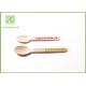 Eco Friendly Cutlery Cutlery Red Heart Printing 110mm Disposable Dessert Spoons Included