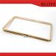 Fashion design hardware accessories gold iron rectangle box clip clutch frame for purse