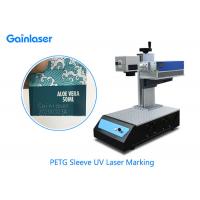 0.02mm Scanner Win XP UV Laser Marking Machine For Leather