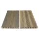 WPC Hollow Composite Decking Boards Anti UV Easy To Install And Maintain