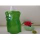 Large Capacity Plastic Water Juice Stand Up Pouches , BPA Free Drink Spout Pouch