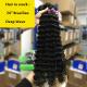 Deep Wave Brazilian Hair Bundles , Unprocessed Brazilian Curly Hair Bundles 