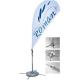 Polyester Promotional Feather Flags Advertising exhibition event outdoor Flying Beach