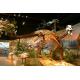 Museum Standard Fiberglass Complete Dinosaur Fossil With Anti Rust Steel Frame