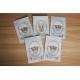 Three Side Seal Seed Packaging Pouches / Matte White Grip Seal Spice Potpourri Bag