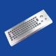 Brushed Industrial Computer Small Footprint Desktop Keyboard With Trackball