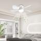 Fan Light Dimmable Kitchen E26 E27 Bulb 5 Blades Socket Fan Remote Control Ceiling Fan