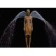 Lost Wax Casting Bronze Girl Fountain Sculpture