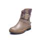 S095 New autumn and winter Martin boots in tube ethnic style leather boots retro leather women's shoes explosion