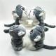 Adorable Plush Keychain Toys Cat Shape Customized Size Ultra Soft Fabric