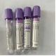 1ml - 10ml  EDTA K2 K3 Blood Collection Tube With Purple Cap