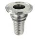 DIN 10mm Stainless Steel Hose Couplings Ss Tri Clamp With Toothed Shank
