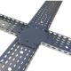 Hot-Dipped Galvanized Carbon Steel Perforated Cable Tray with Well Ventilated Design