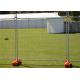 Hot Dipped Self - Supporting Galvanized Temporary Fence 1.8m Height Long Life