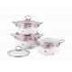 Enamelled cookware set