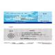 Visiting Spot Admission Ticket Printing Film Lamination With Punch Hole Design