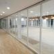 Double Layer Glass Full View Office Wall Partition For Room Dividing