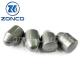 Silver Color Conical Mining Button / Tungsten Carbide Button Customized