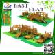Security Wooden Playground Equipment Yst151015-1 Two Years Warranty