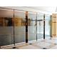 Soudproof Aluminum Frameless Tempered Glass Partition Room Divider For Office