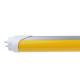 85-265V AC T8 LED Tube Yellow Cover With No UV, No IR, No Blue Light Triac Or 0-10V Dimmable