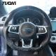 350mm Forged Carbon Fiber Steering Wheel Customizable VW Golf GTI R R-Line GTS