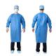 Sterile Disposable isolation gown surgical gown with Rib Cuff AAMI Level 3 sms surgical gown
