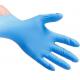 245mm Powder Free Blue Vinyl Gloves Resistance To Chemical