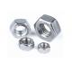 Carbon Steel Cable End Fittings Yellow Zinc Plated Surface Treatment Hex Nuts