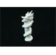 A13-12 Jade White Desktop Sculpture 3D Scale Model Chinese Dragon 
