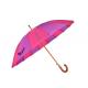 Automatic Custom Promotional Umbrellas 16 Ribs 25 Inches Wooden Shaft