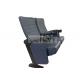 Ergonomics Full PU Folding Commercial Theater Seating 90 Degree Angle Arm Steel Structure