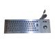 Metallic Wired Keyboard And Mouse Combo Optical Trackerball Mouse For Windows