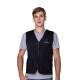 Formal Ultrasonic Pressed Cotton Fabric Carbon Fiber USB Heating Vest for Outdoor Work