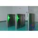 Rfid Card Reader Flap Barrier Gate Security Programmable Turnstiles For Library System