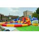 Huge Shark 0.9mm PVC Inflatable Water Park With Swimming Pool
