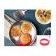 Food Grade Silicone Kitchen Accessories / Silicone Egg Pancake Ring No Handle
